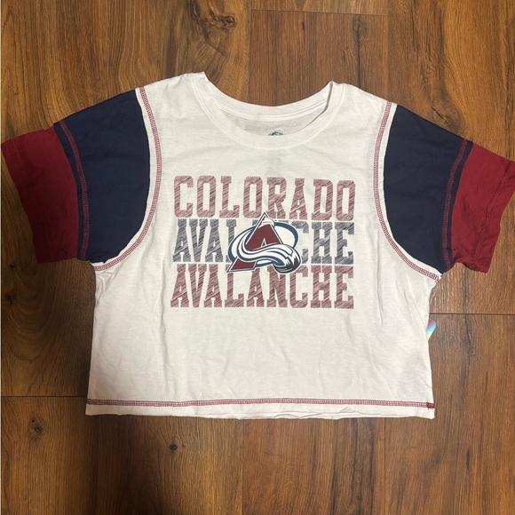 NHL Other - NHL Girls’ Colorado Avalanche Hockey Short Sleeve Shirt - White L